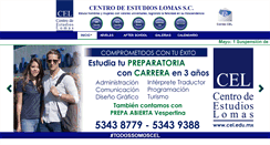 Desktop Screenshot of cel.edu.mx